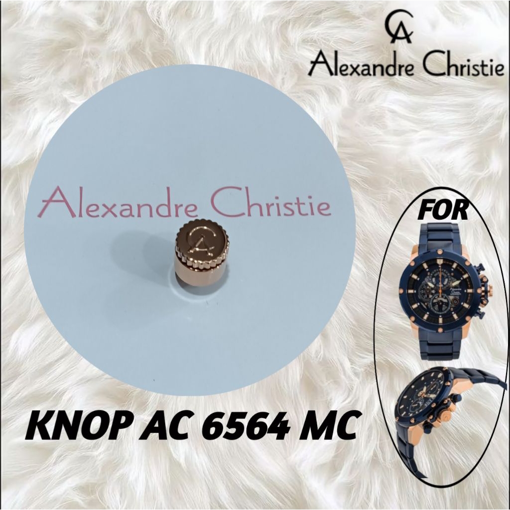 knop / crown Alexandre Christie original 6564 MC