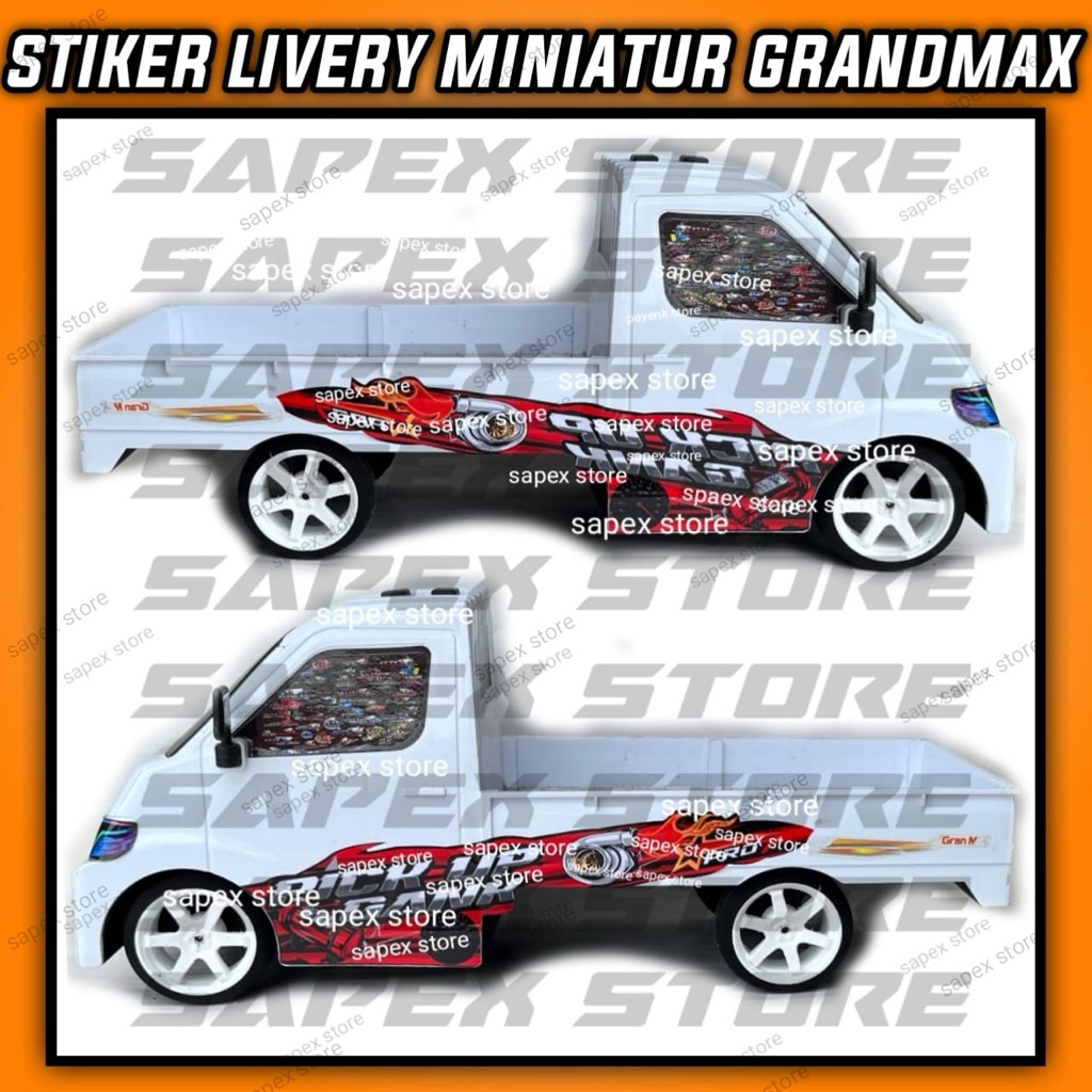 STIKER LIVERY THAILOOK MINIATUR PICKUP GRANDMAX