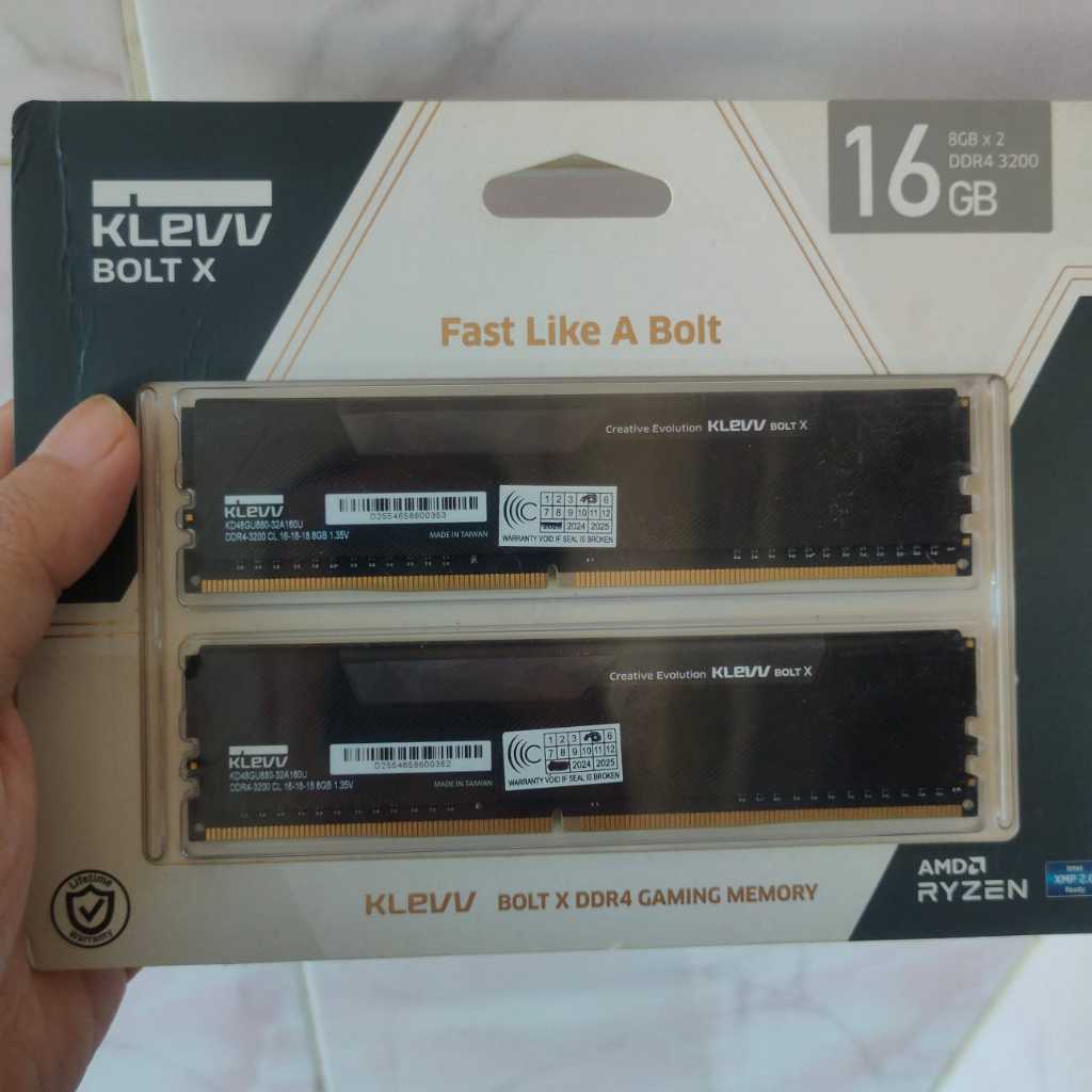 KLEVV Bolt X DDR4 16GB Kit 3200MHz (BNOB)