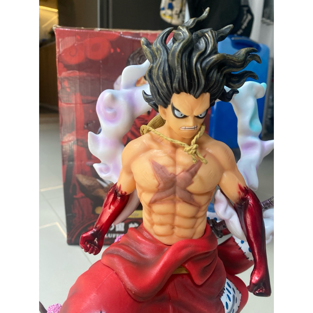 Action Figure Luffy Gear 4 Wanokuni