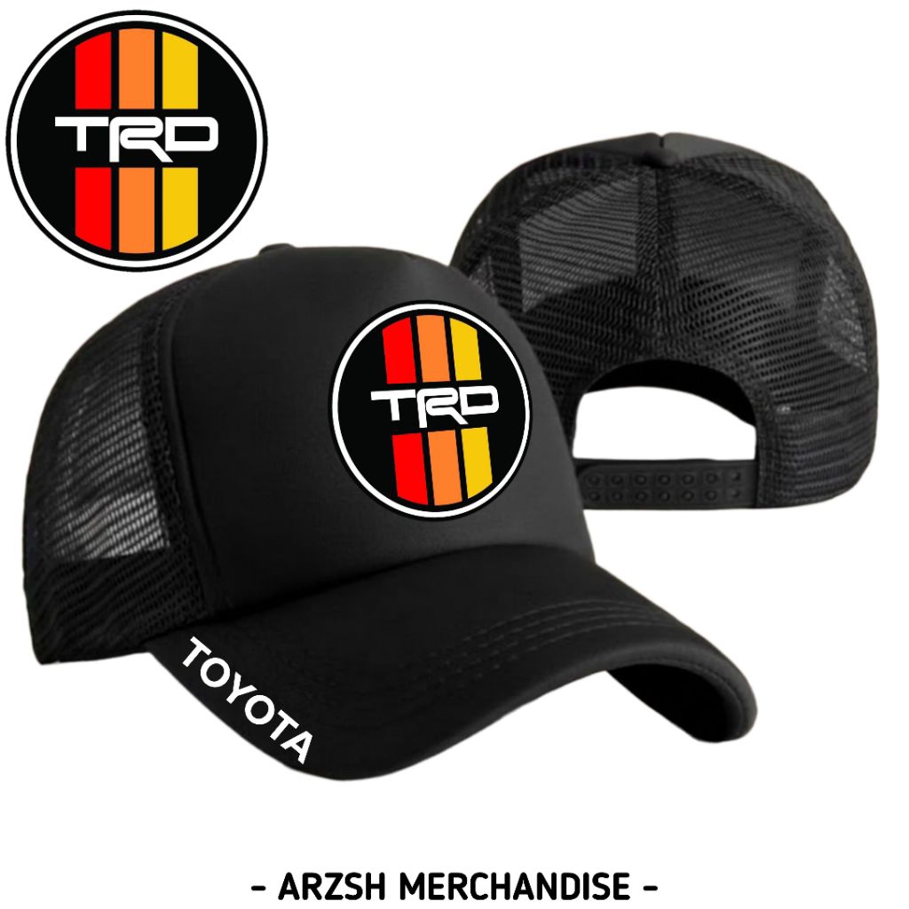 Topi Toyota Trucker Jaring / Topi Jaring TRD TOYOTA / Topi Trucker Unisex / Topi Jala Premium / Topi