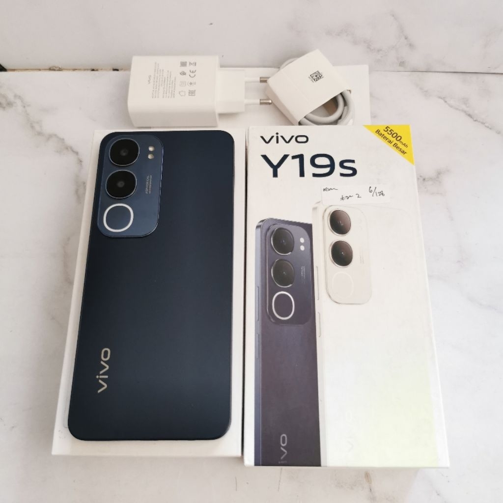 Vivo Y19s ram 6GB 128GB Bekas - Fullset Resmi second