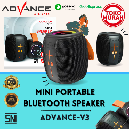 Mini Bluetooth Portable Speaker ADVANCE V3 Super Bass Rechargeable