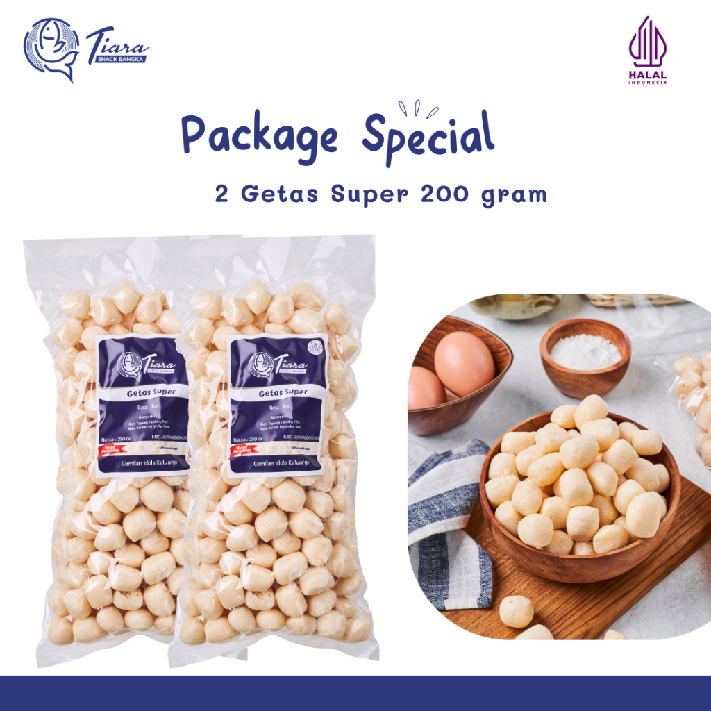 Kerupuk Getas Bangka Super By Tiara Snack Bangka