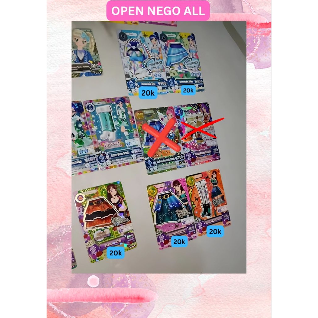 starlight star anis skirt aikatsu card