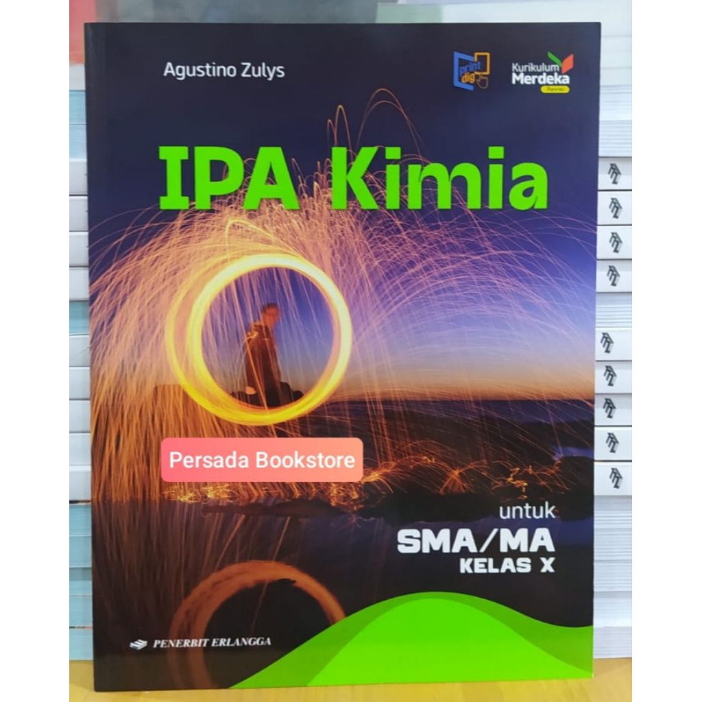 Buku IPA Kimia Agustino Kelas 10 SMA Kurikulum Merdeka Rev Erlangga