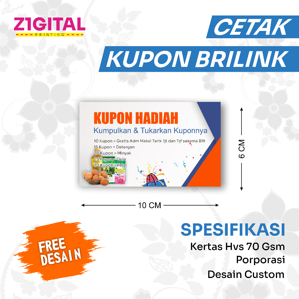 CETAK KUPON / VOUCHER AGEN BRILINK