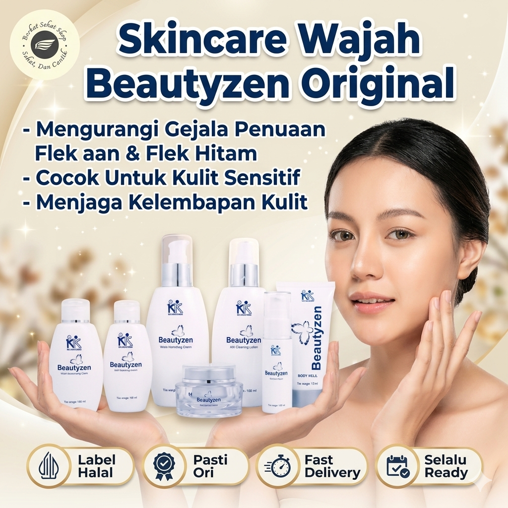 Beautyzen KK Indonesia Skincare Wajah, Wajah Cerah dan Cantik