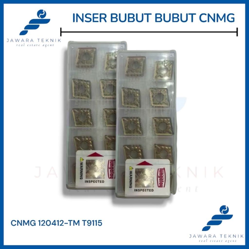 Insert Bubut CNMG 120412-TM T9115 Karbida – Mata Insert Pahat Bubut CNC Presisi untuk Pembubutan Baj