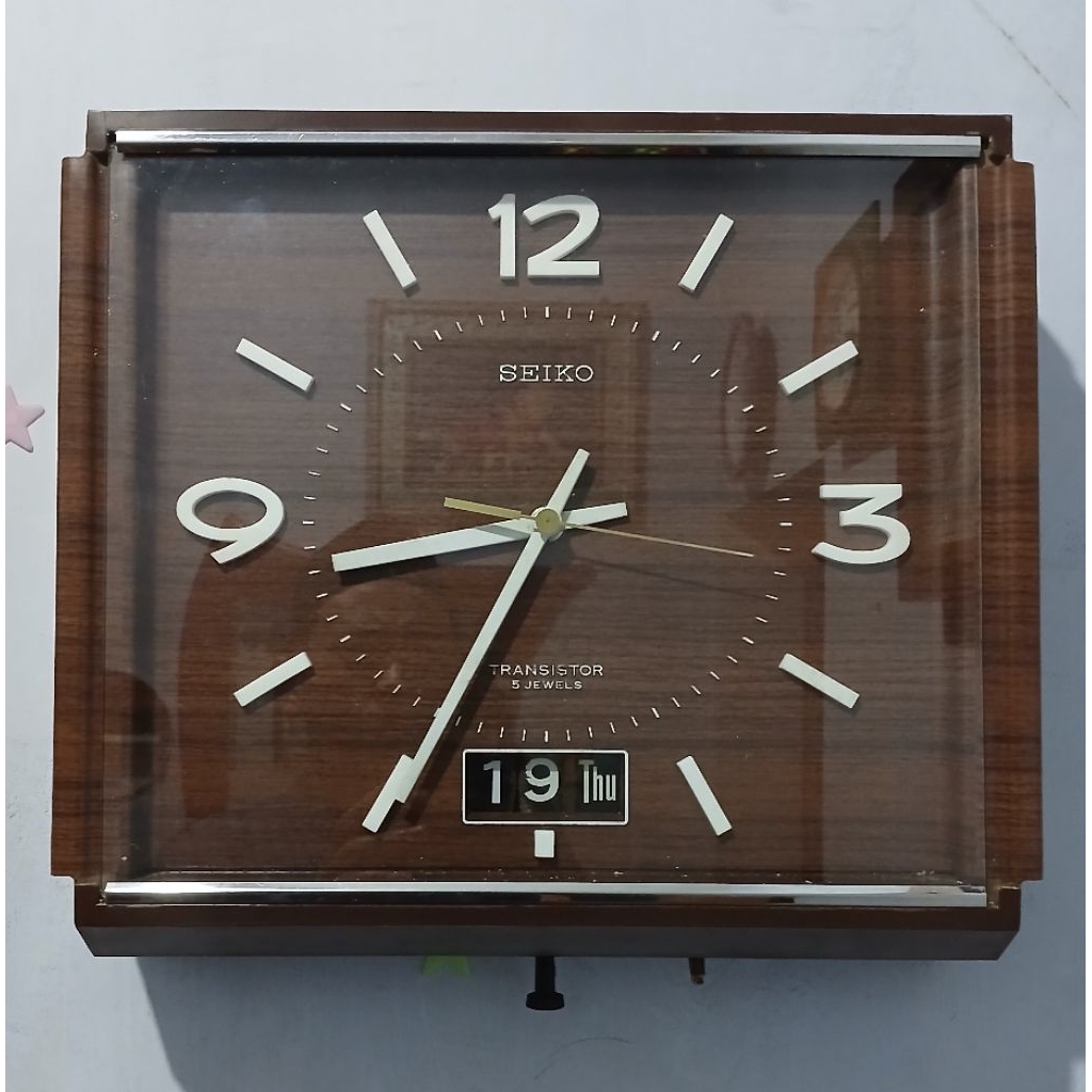 Jam dinding SEIKO TRANSISTOR VINTAGE original