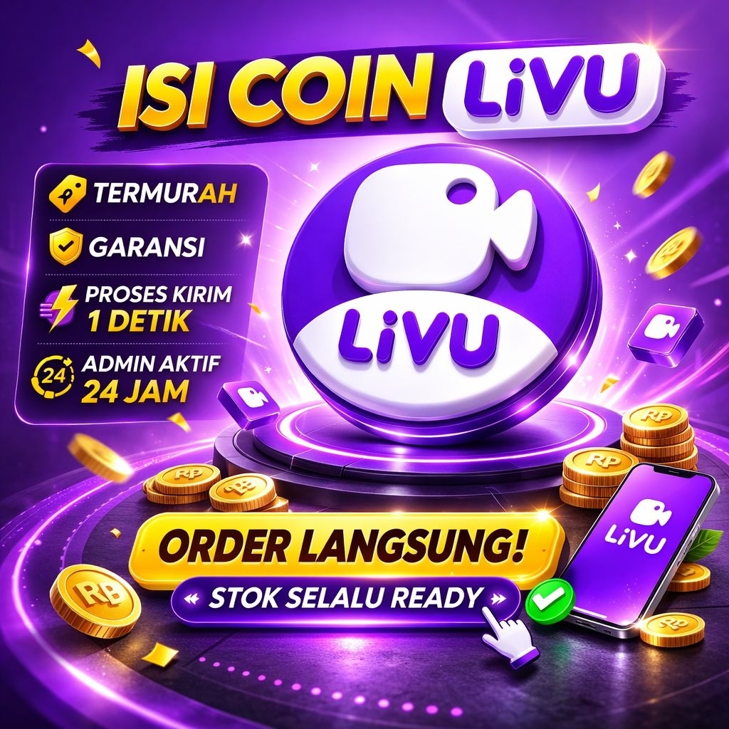 ISI COIN LIVU TERMURAH PROSES KIRIM SEDETIK - AKUN SIAP PAKAI