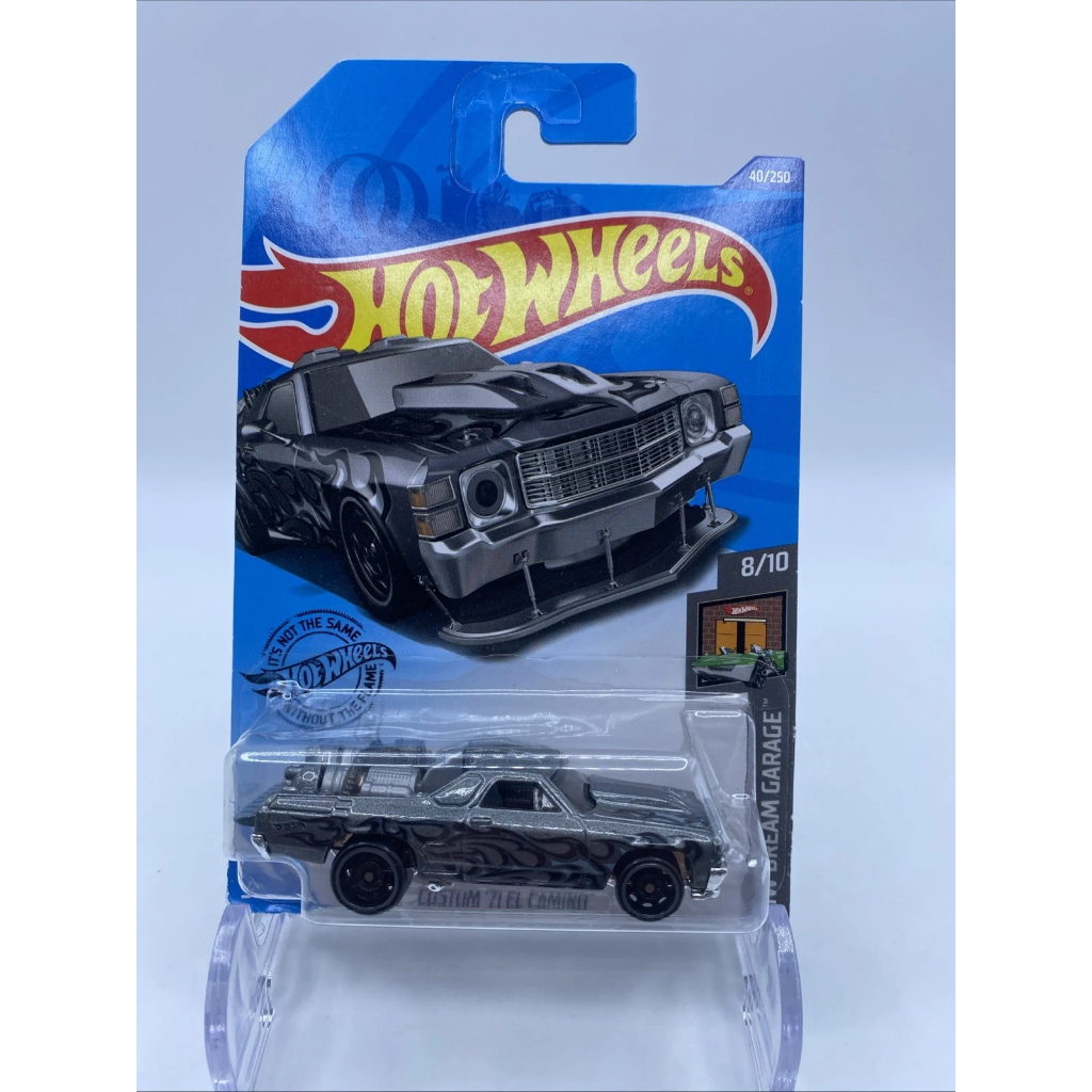 Hot Wheels Custom 71 El Camino Grey - HW Dream Garage