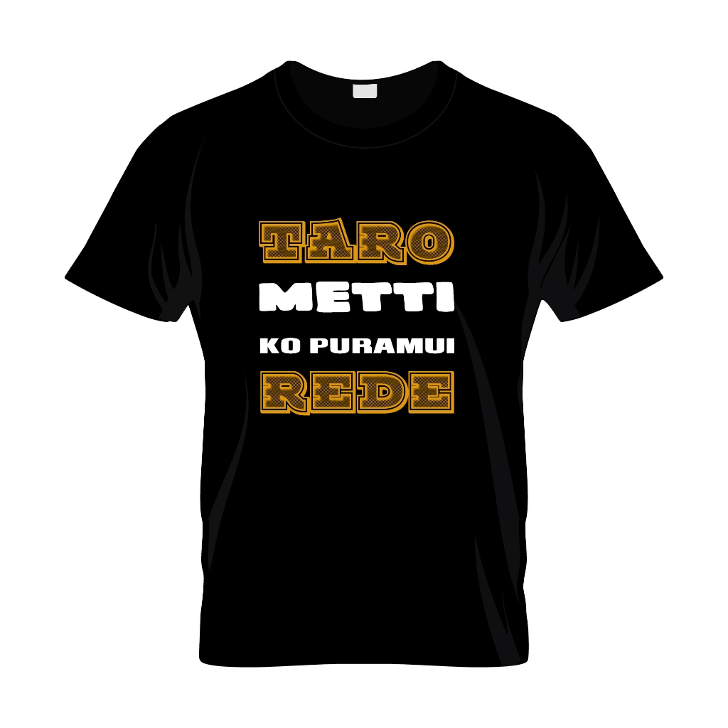 Kaos kata-kata Bugis Cotton Combed 24S Premium