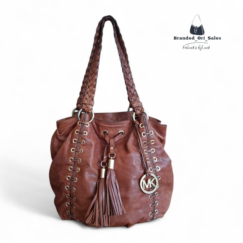 TAS HOBO WANITA MK CAMDEN DRAWSTRING BAG