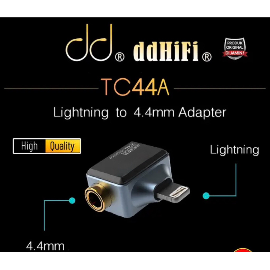 DD DDHIFI TC44A / TC 44A USB C / Lightning Version to 4.4mm Adapter - DAC
