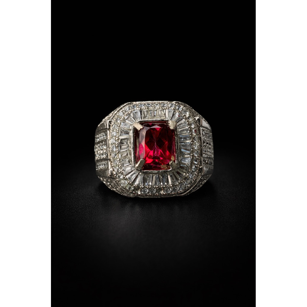 Red Topaz Natural Batu Permata with Memo