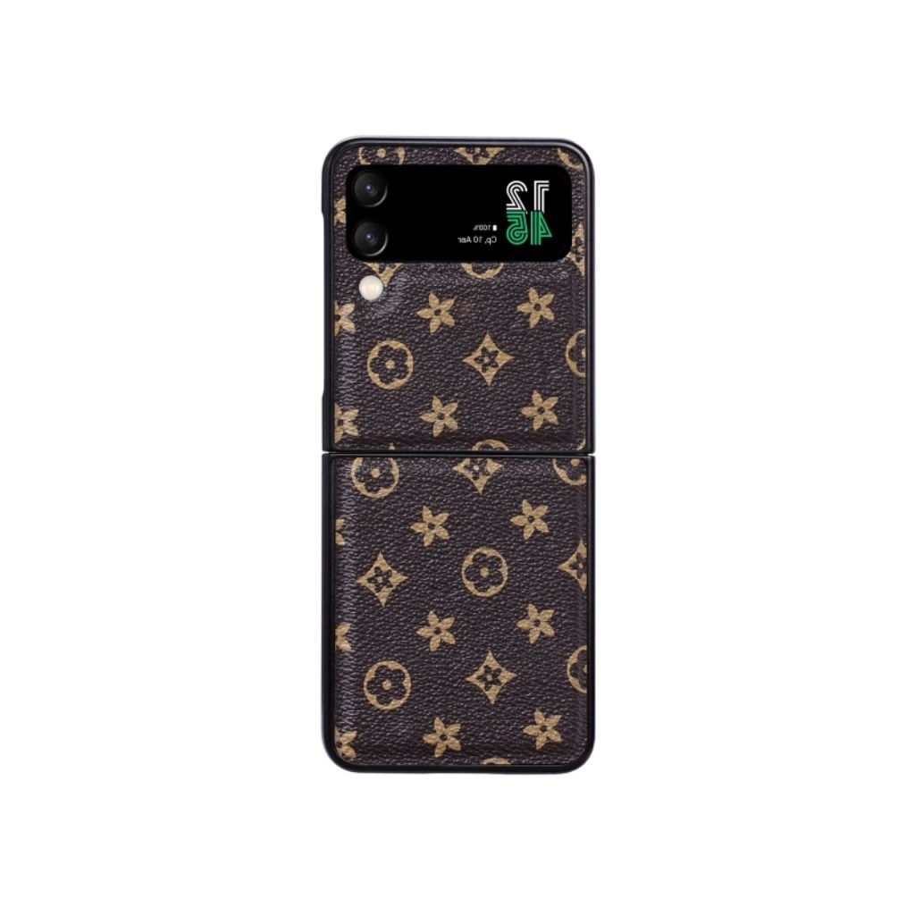 Case EMBOS Leather LV SAMSUNG Z FOLD 3, 4, 5, & Z FLIP 3, 4, 5