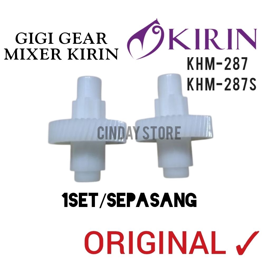 GEAR GIGI MIXER KIRIN KHM-287 KHM-287s ORIGINAL Sepasang