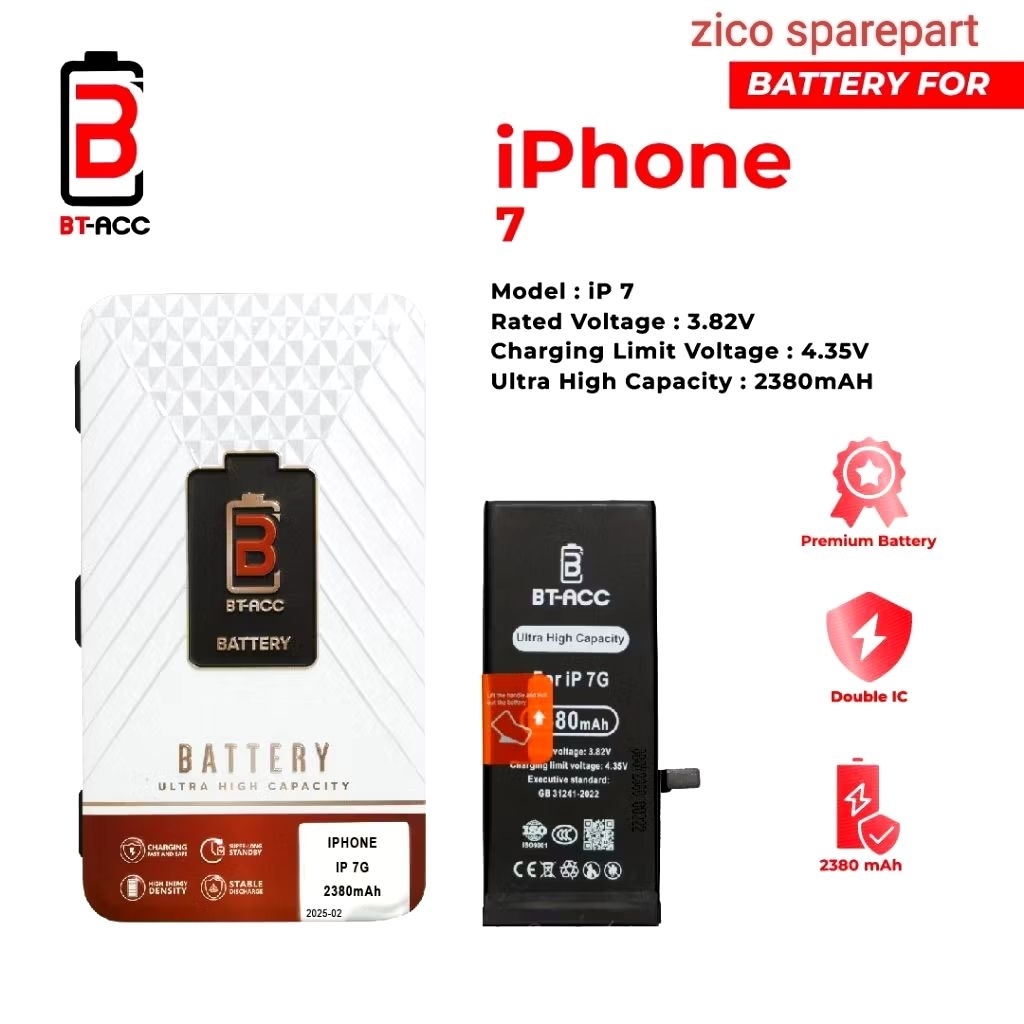 Baterai Iphone 7G Original BT-ACC