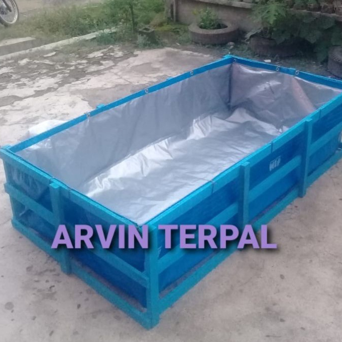 Terpal Kolam Ikan 100x100x50 A5 Kolam Terpal Budidaya