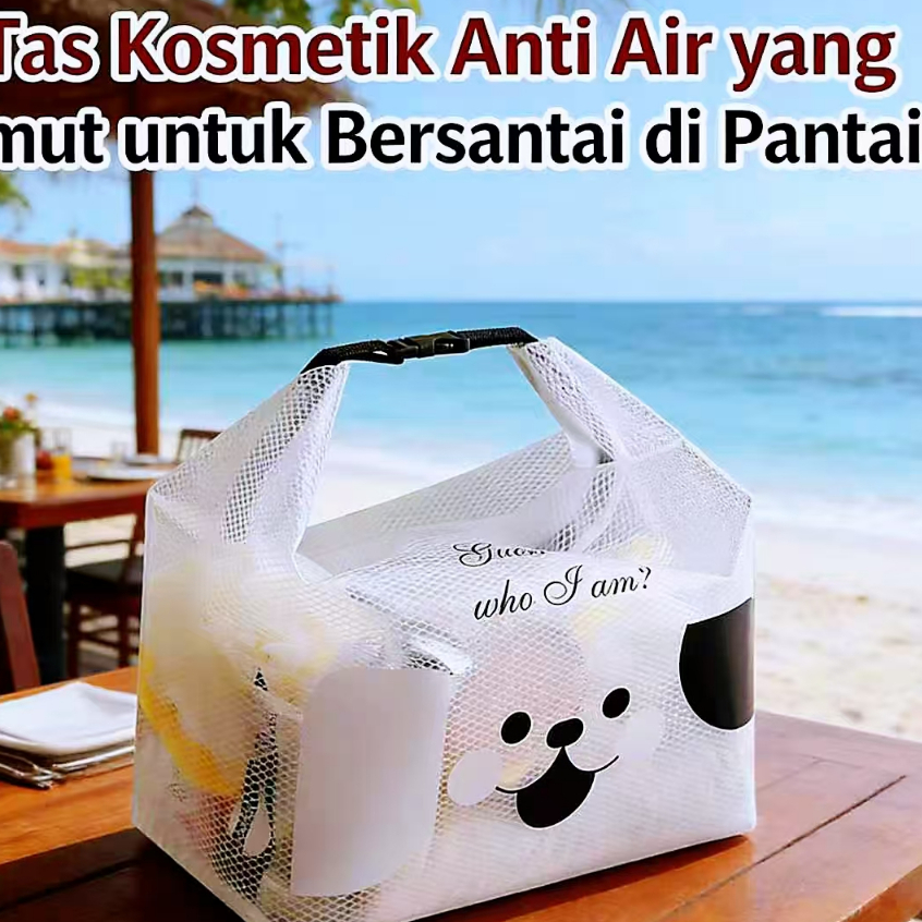 Pouch mini Poch Keranjang Puch Makeup Tempat Skincare Aesthetic set alat mandiTas Kosmetik Portabel 