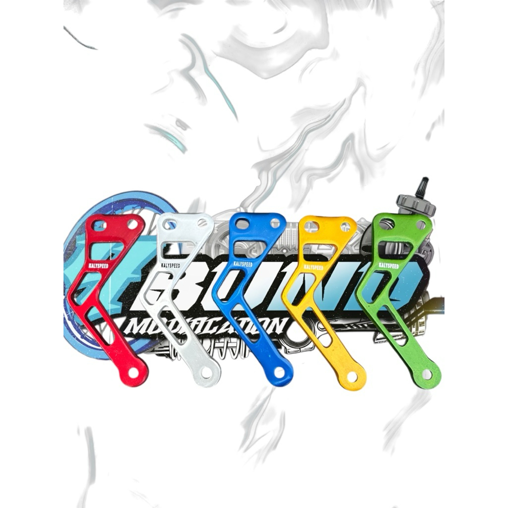 Braket Knalpot Racing Mio Fini Mio Soul Full cnc Pnp