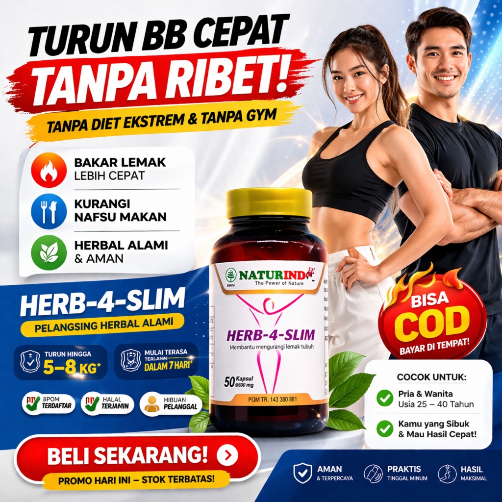 Obat diet pelangsing herbaslim Naturindo original