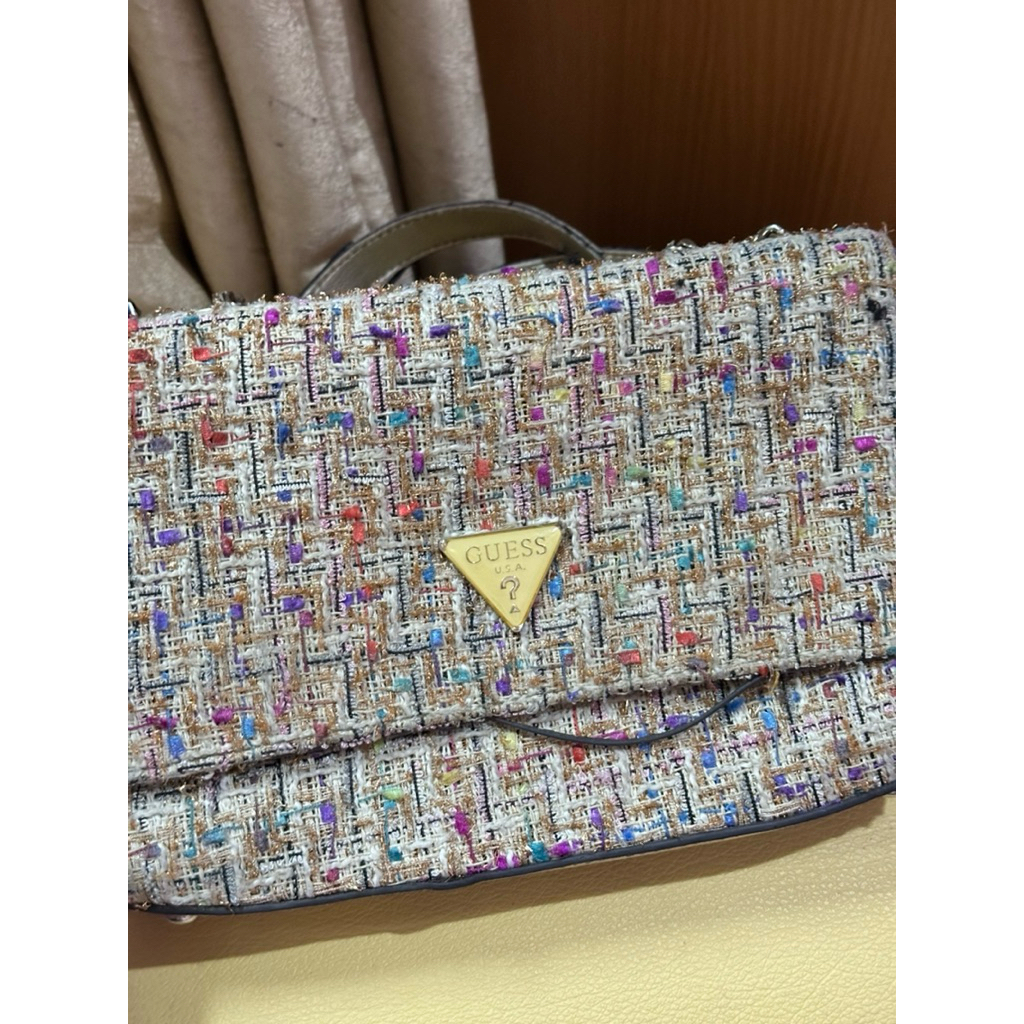 Guess Cessily Tweed crossbody Mix color