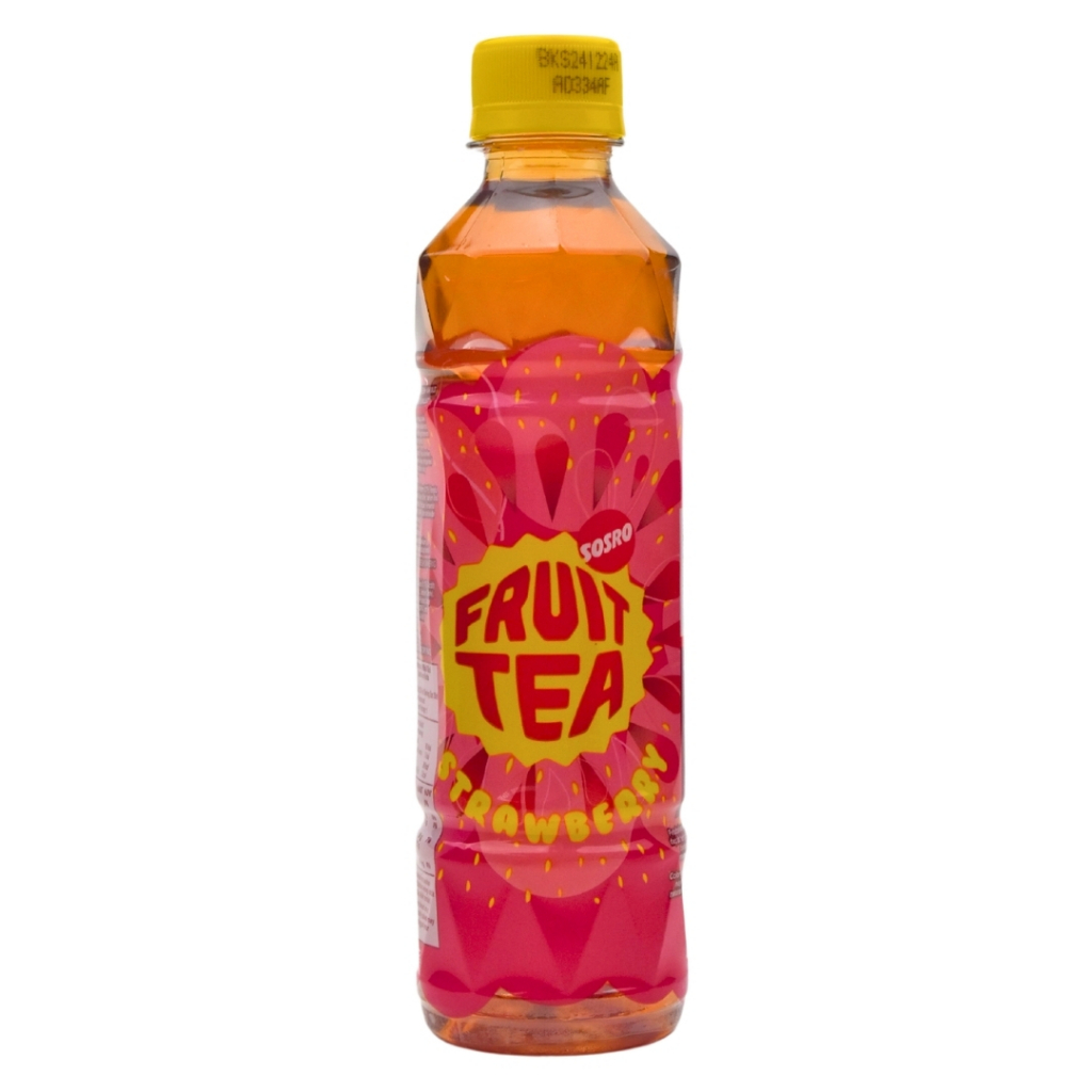 MINUMAN FRUIT TEA TEH RASA BUAH 350 ML BOTOL APEL LEMON MARKISA STRAWBERRY BLACKCURRANT