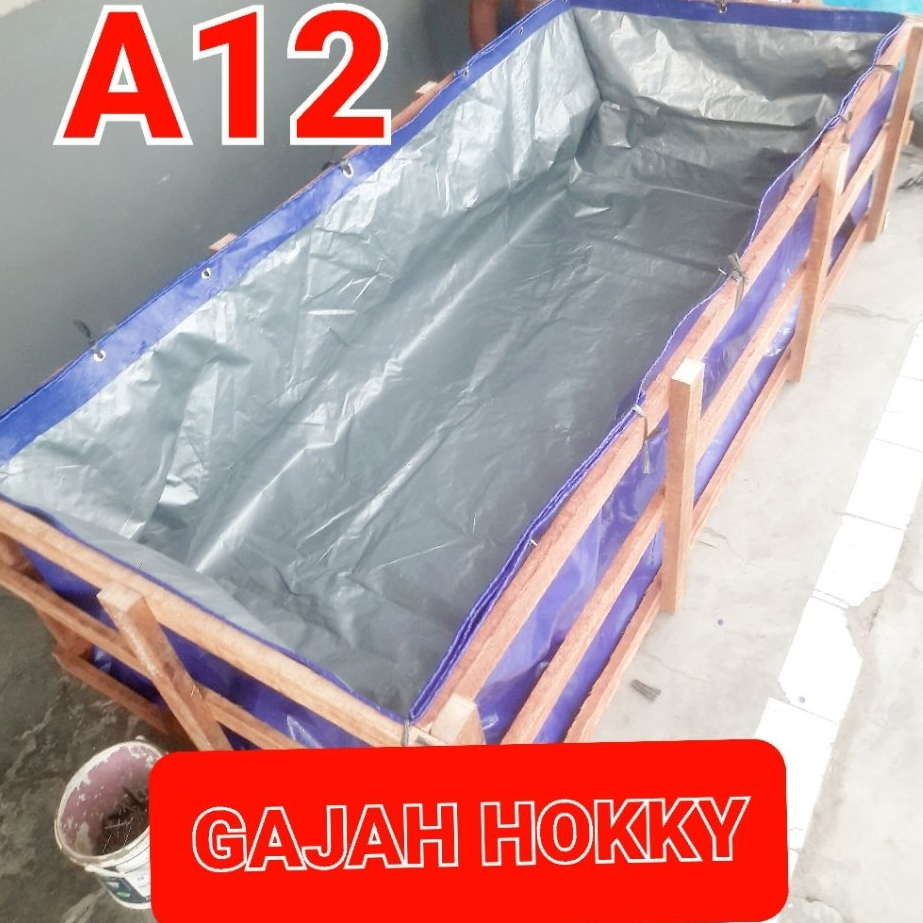 Terpal Kolam Ikan 300x200x50 A12 Kolam Terpal Budidaya