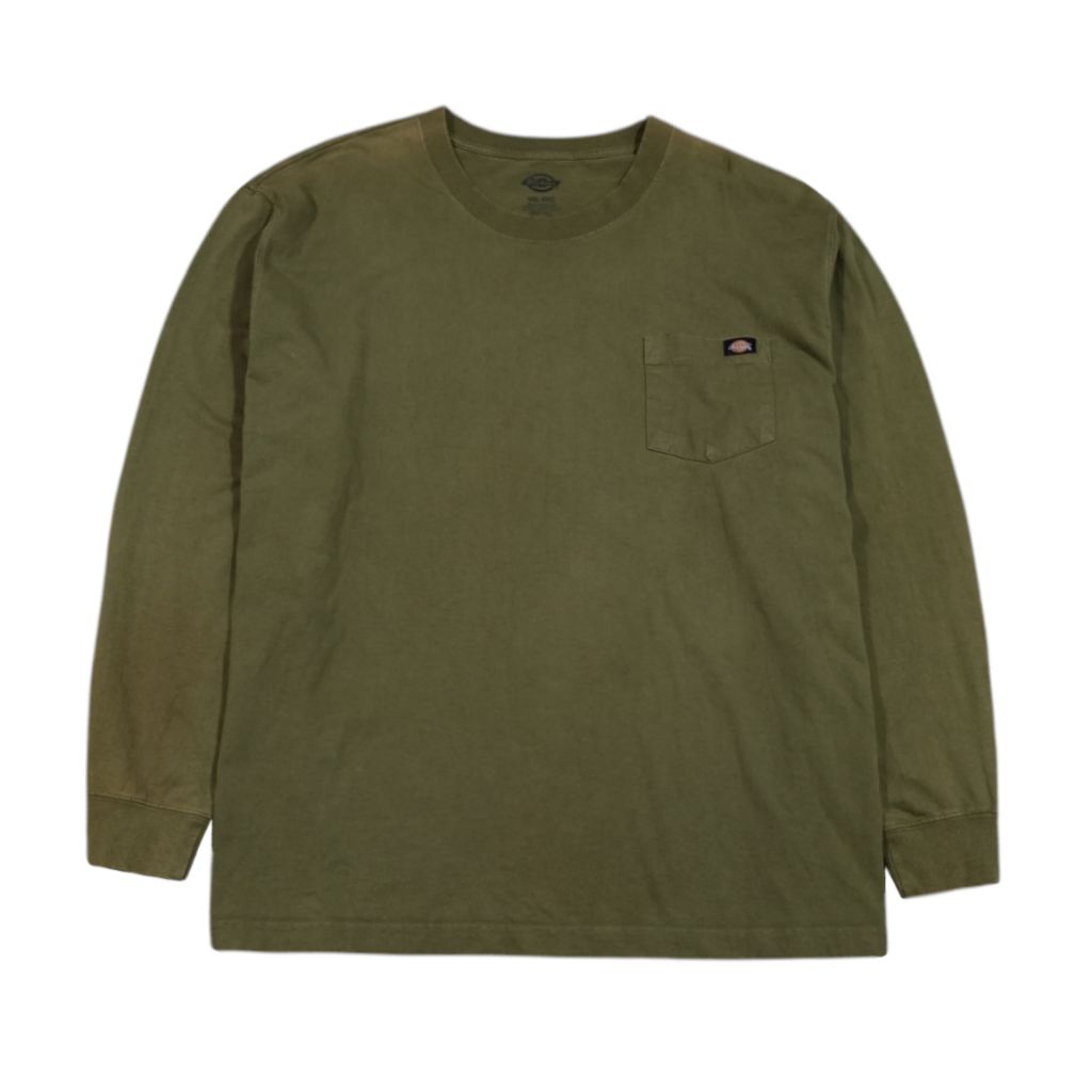 KAOS KERAH PANJANG RUGBY LONG SHIRT POLO SHIRT DICKIES SIZE 4L SECOND