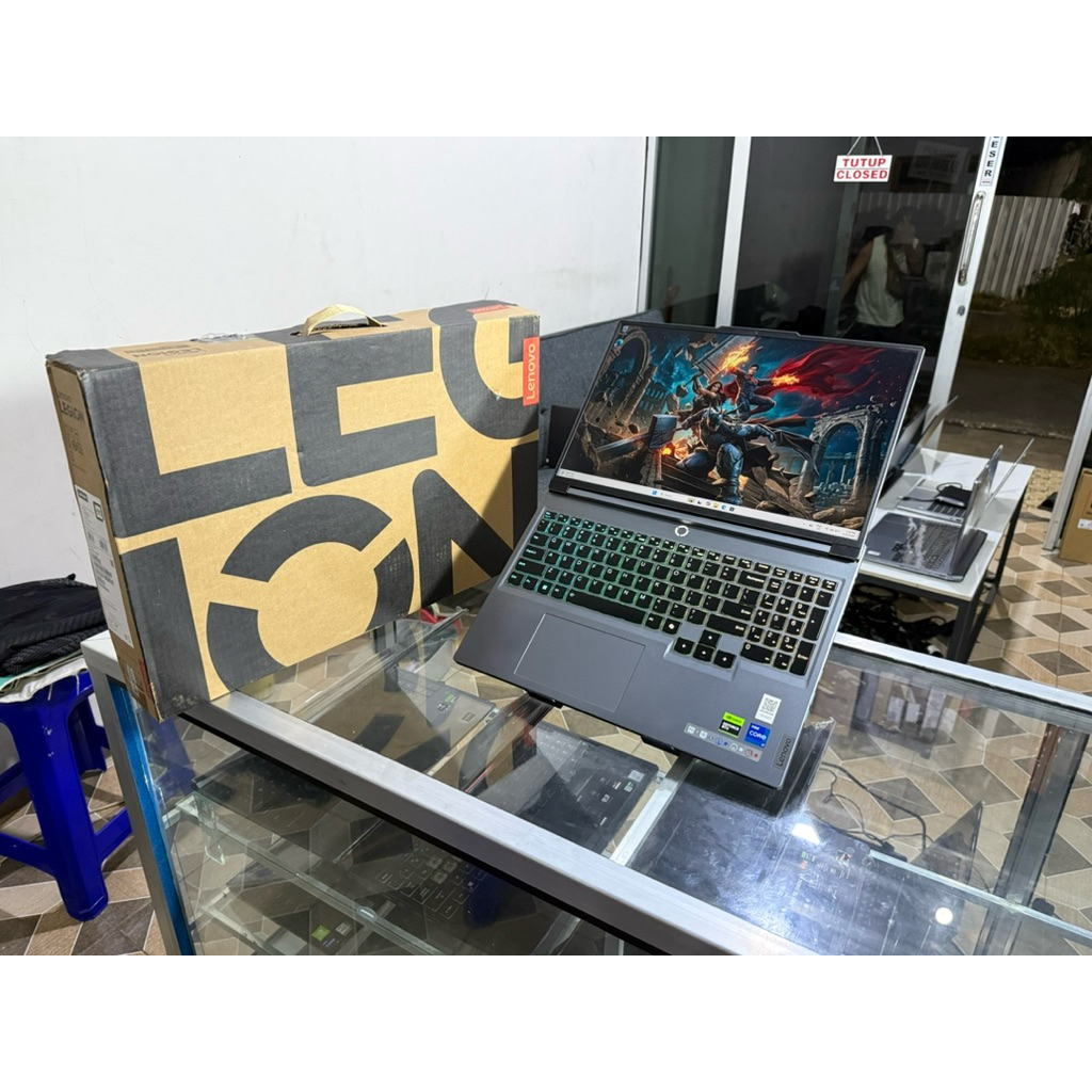 GAMING LENOVO LEGIO 5 CORE I7gen14 RTX4050 FULSET LIKE NEW