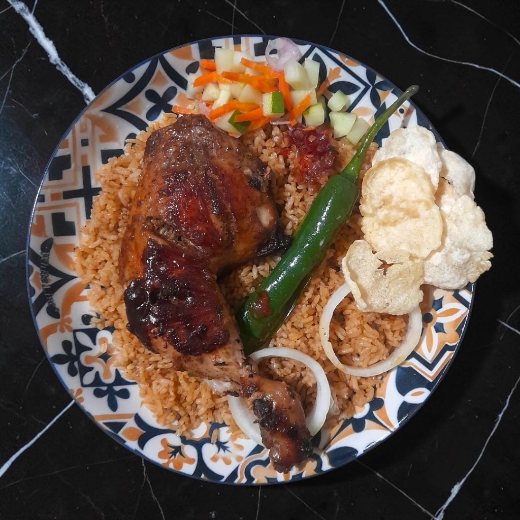 Mandhi Rice Ayam Bakar Premium | Nasi Rempah Arabian Style Komplit | Pre Order Mingguan