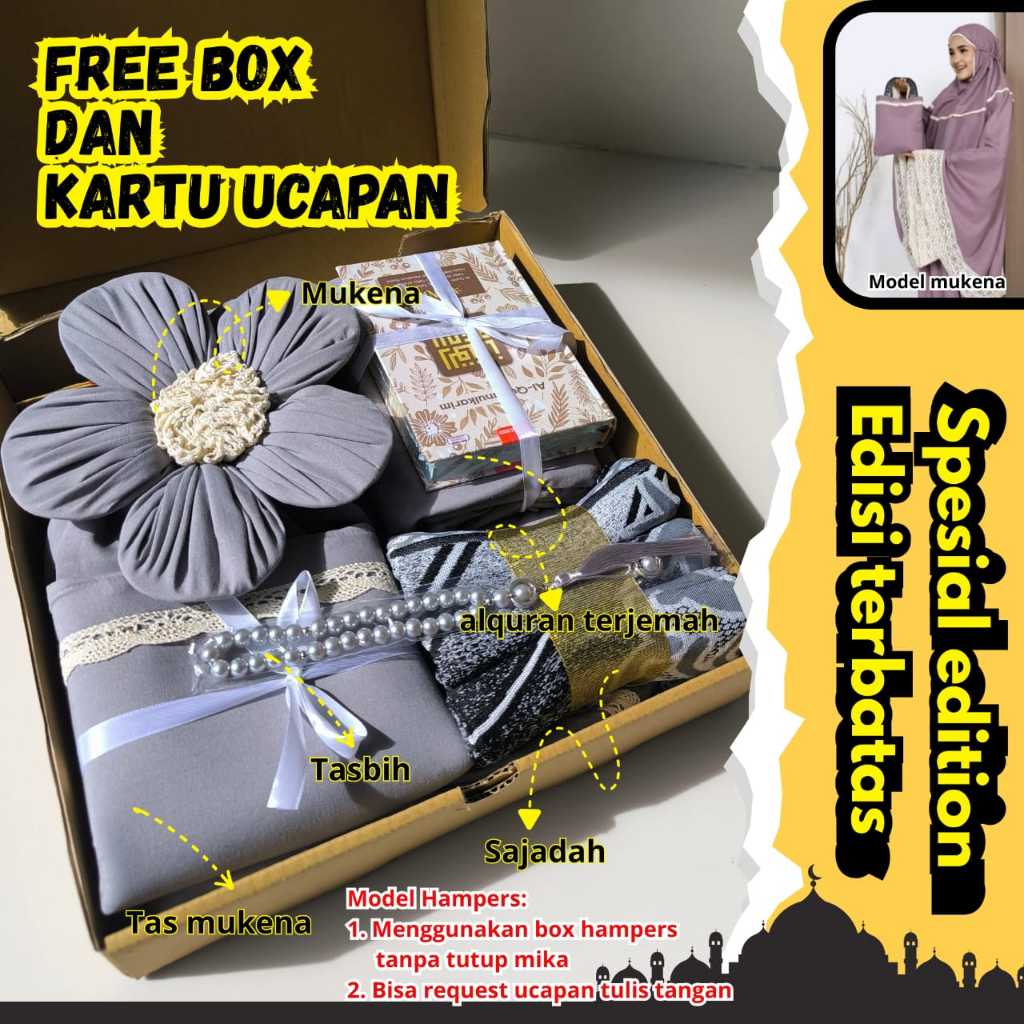 Mahar Seserahan Seperangkat Alat Sholat Wanita Lengkap