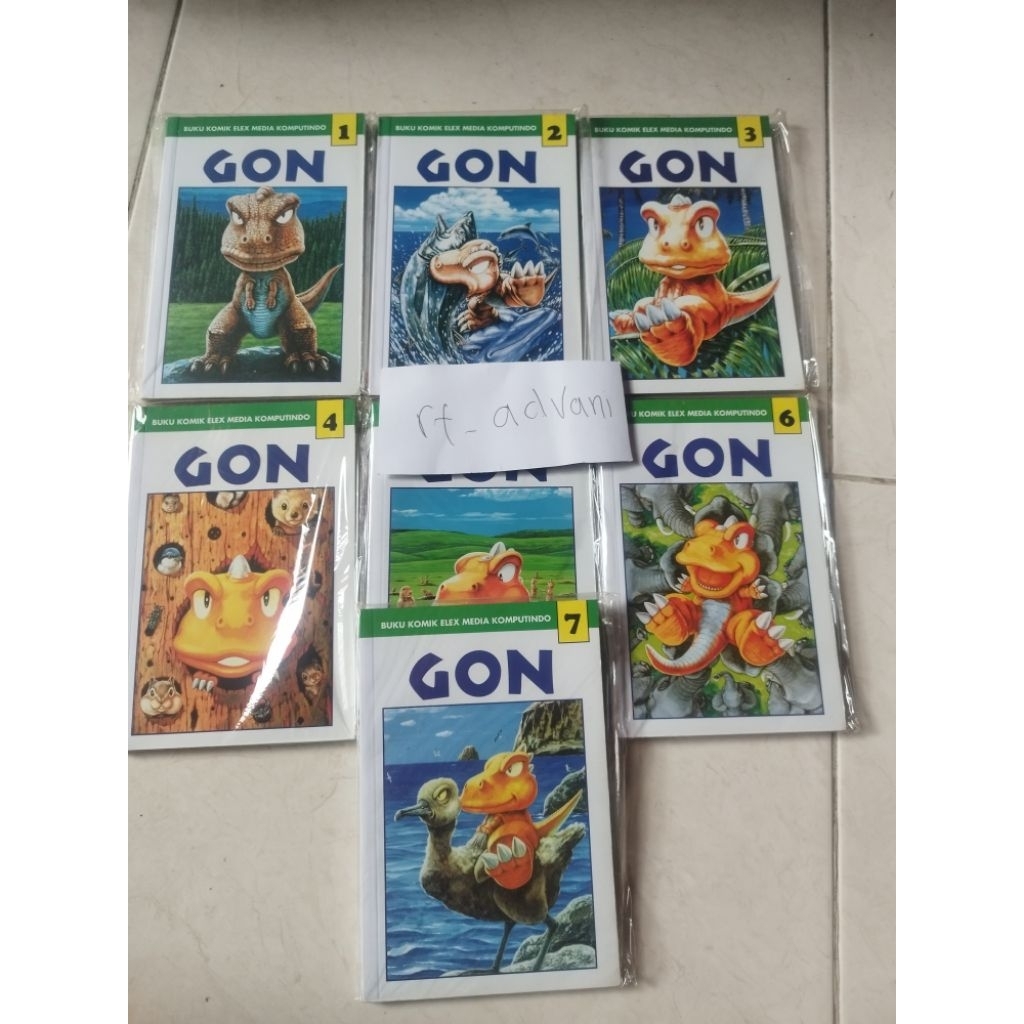 Komik Kolpri Gon / Gong 1-7 (Tamat) Like New