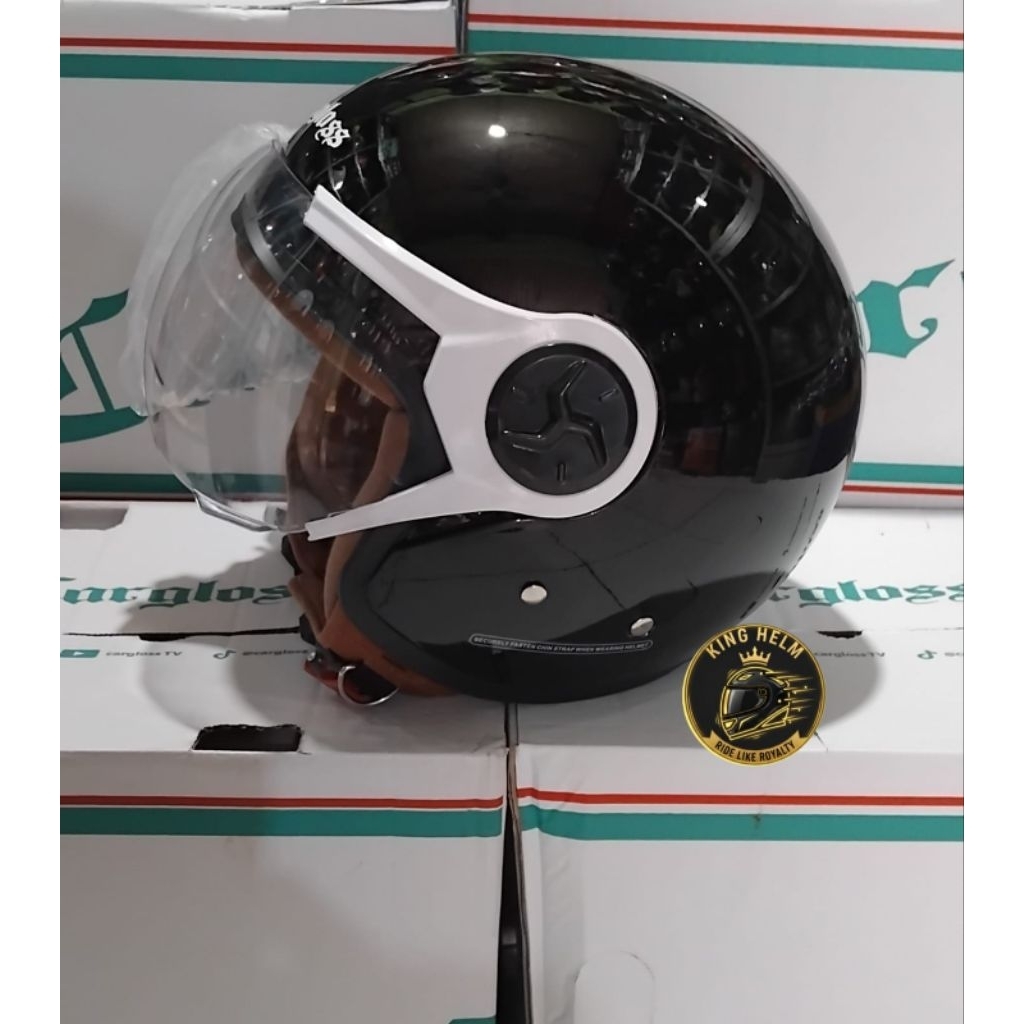 Helm Hijab Cargloss – Helm Wanita Berhijab Super Nyaman Kekinian