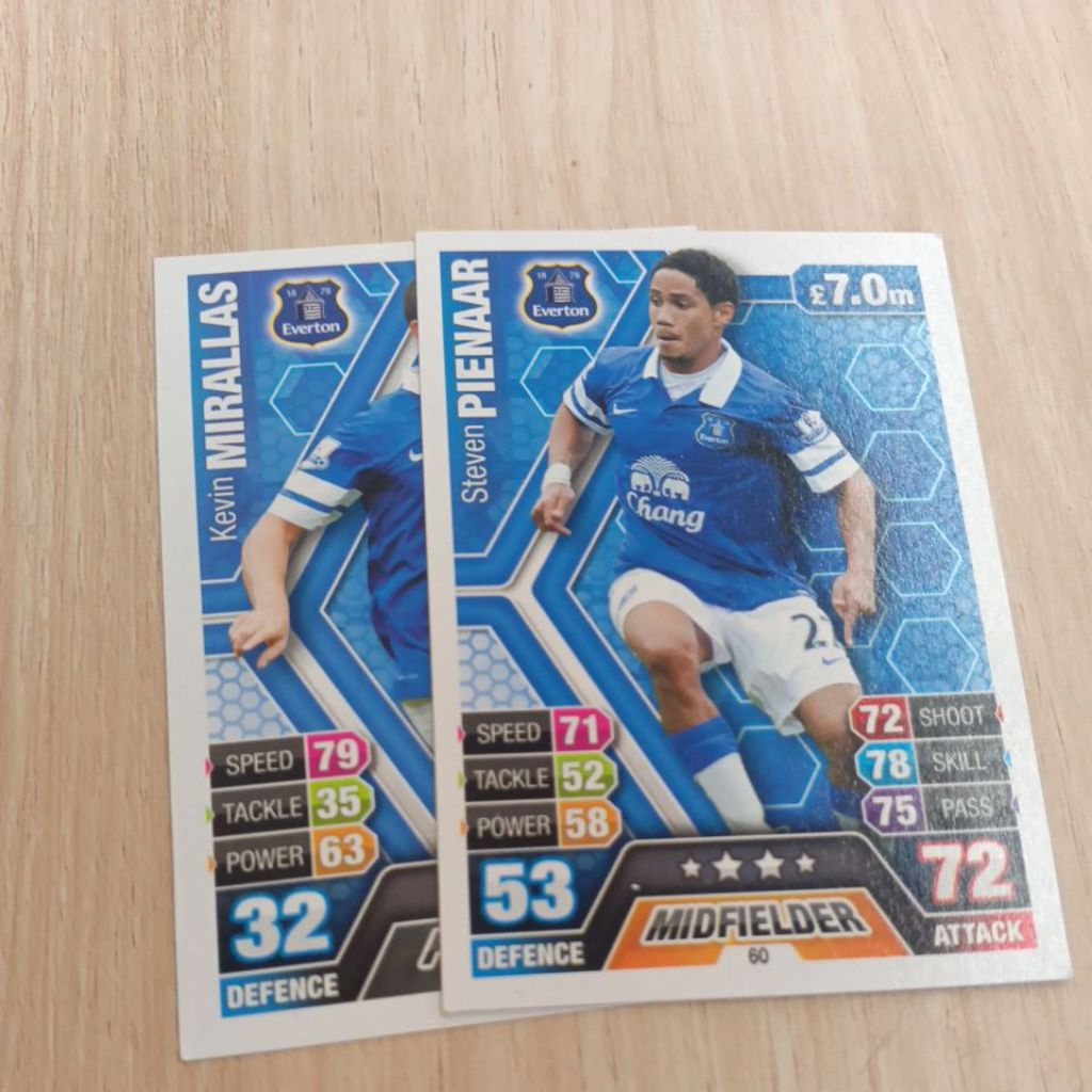 kartu bola match attax epl 2013/2014 Everton base card
