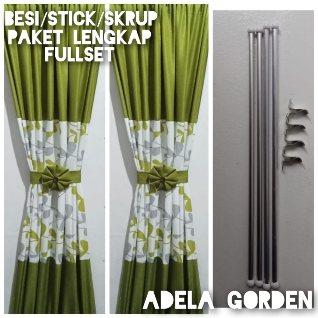 gorden minimalis gorden estetik gorden jendela panjang gorden kupu kupu gorden ikat tengah tirai min