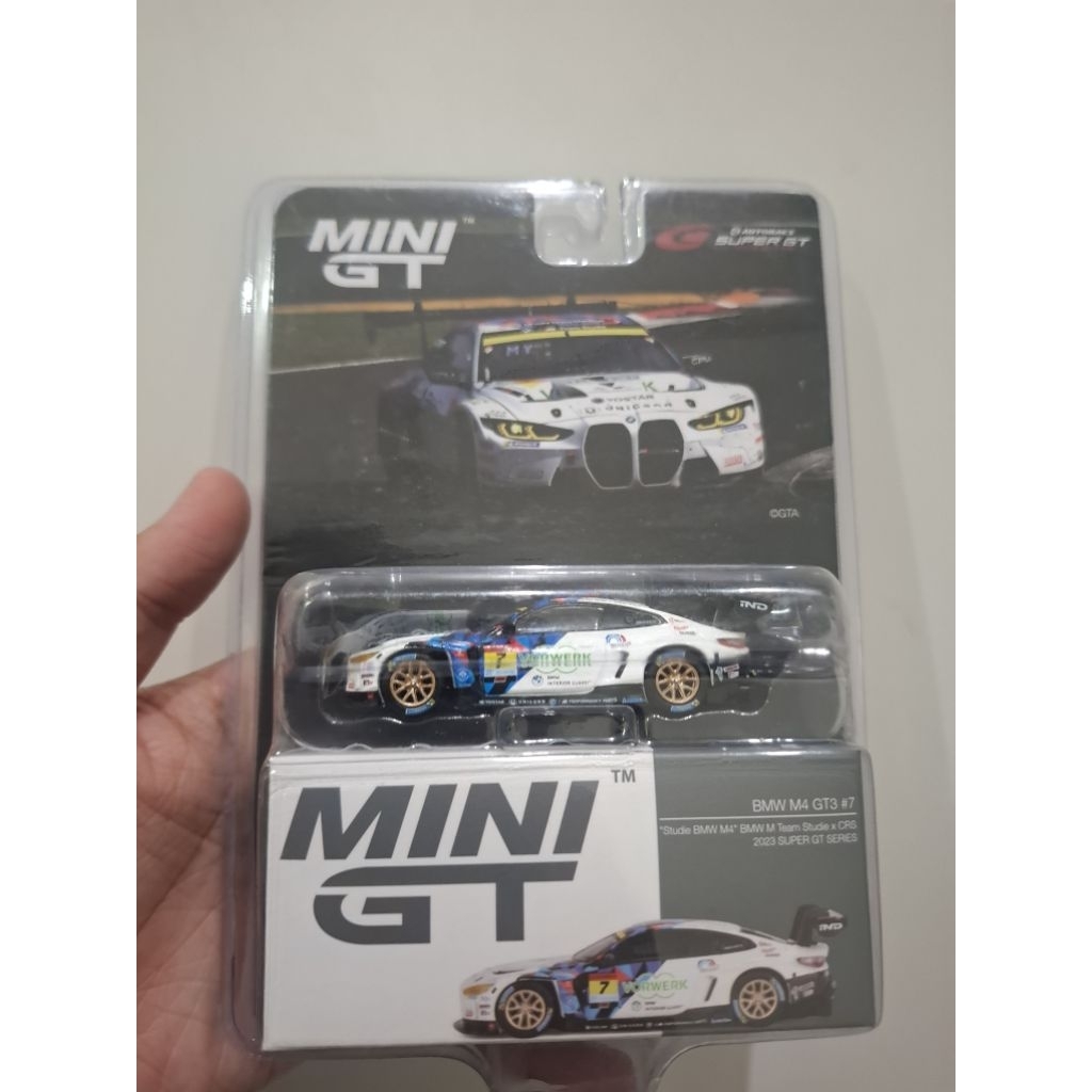 MiniGT 691 BMW M4 GT3 #7 "Studie BMW M4" BMW M4 Team Studie x CRS 2023 Super GT Series
