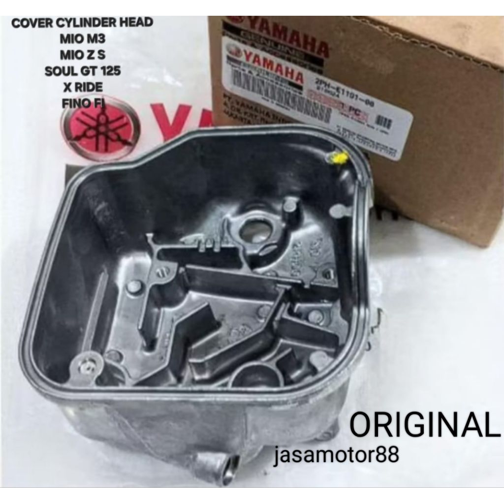 COVER TUTUP CYLINDER HEAD DEKSEL MIO M3 MIO Z S SOUL GT 125 X RIDE FINO FI ORIGINAL 2PH E1101 00