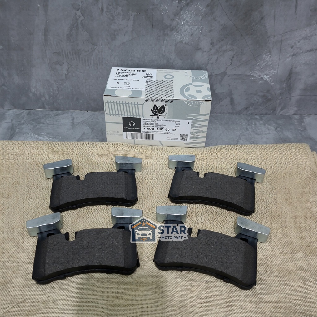 A0004203400 KAMPAS REM BELAKANG MERCEDES W218 CLS63 W212 E63 AMG ORIGINAL MERCY / REAR BRAKE PAD W21