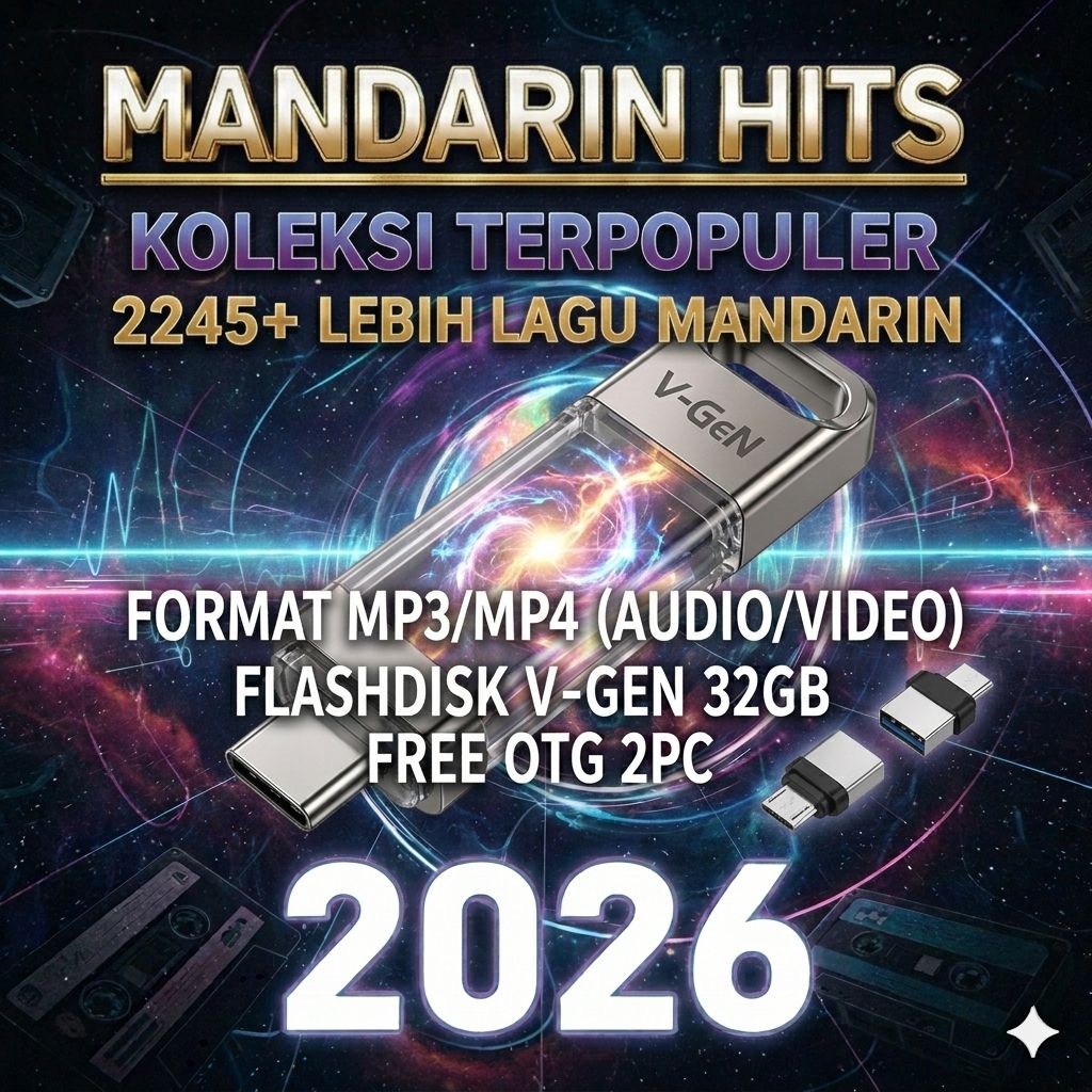 FLASHDISK ISI LAGU FULL MANDARIN HITS KOLEKSI TERPOPULER 2026 DAN NOSTALGIA 2245+LEBIH FILE LAGU MAN