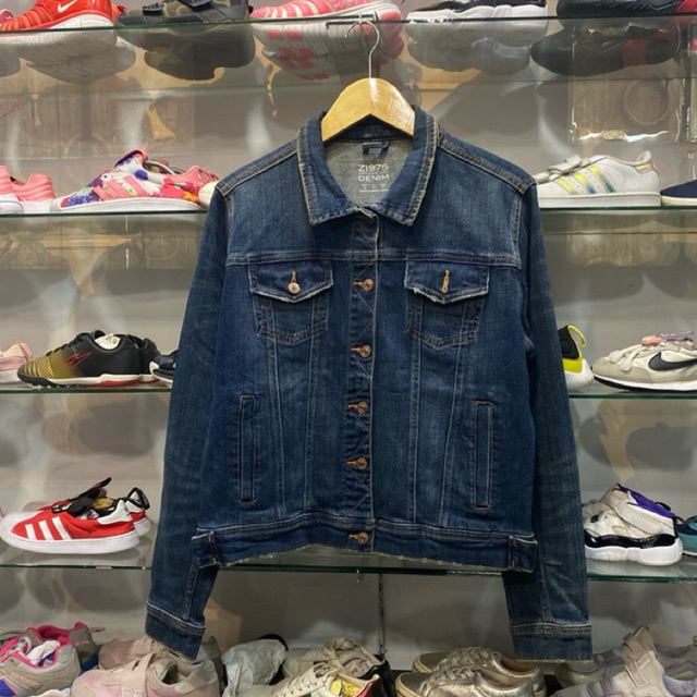 ZARA BASIC JACKET TRUCKER DENIM