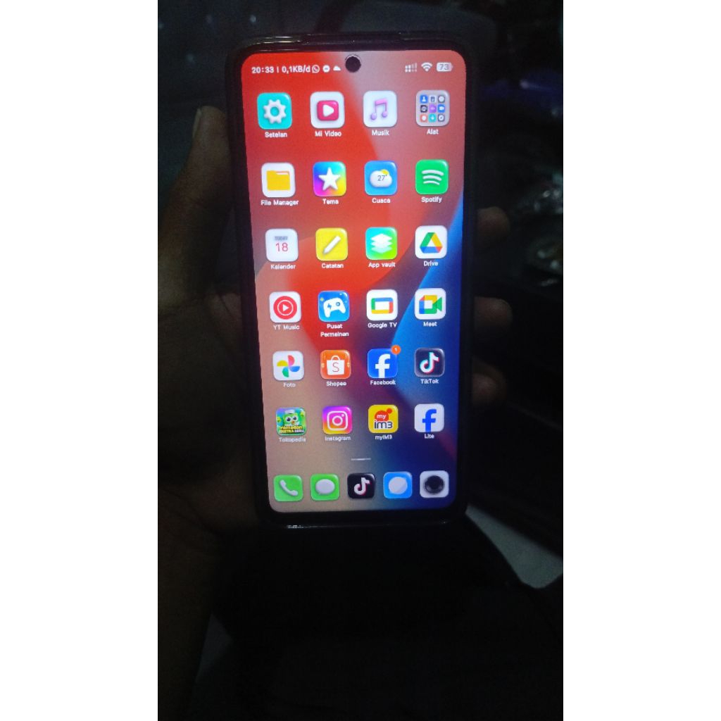 Xiaomi Redmi Note 9 Pro Second Resmi 128 Mulus Tanpa Minus