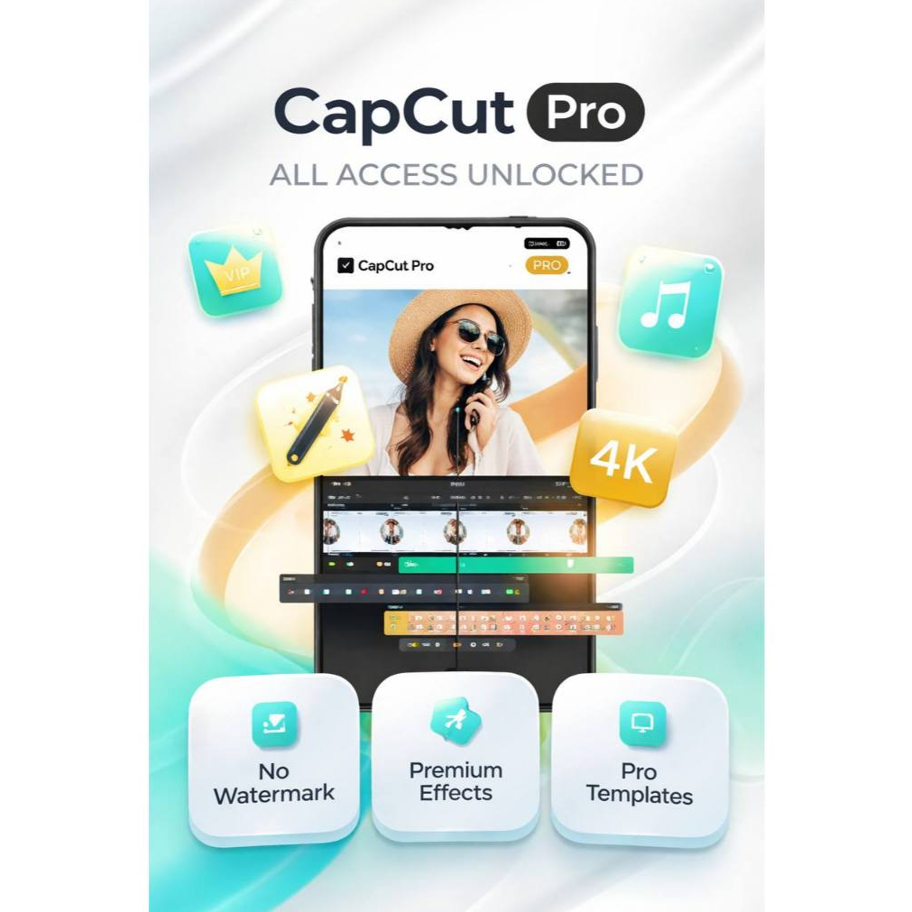 Tamplate Capcut Pro Full Fitur 1 Tahun Bergaransi