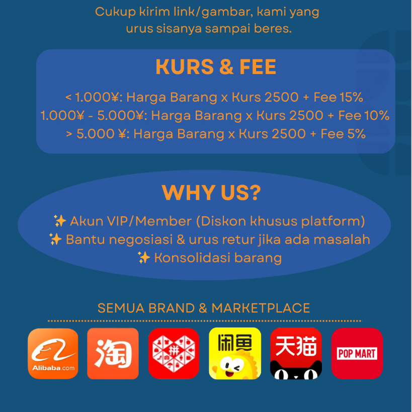 [HANDCARRY 25 MAR 27 MAR 28 MAR] Jastip Handcarry China Taobao 1688 Alibaba Xianyu Pinduoduo