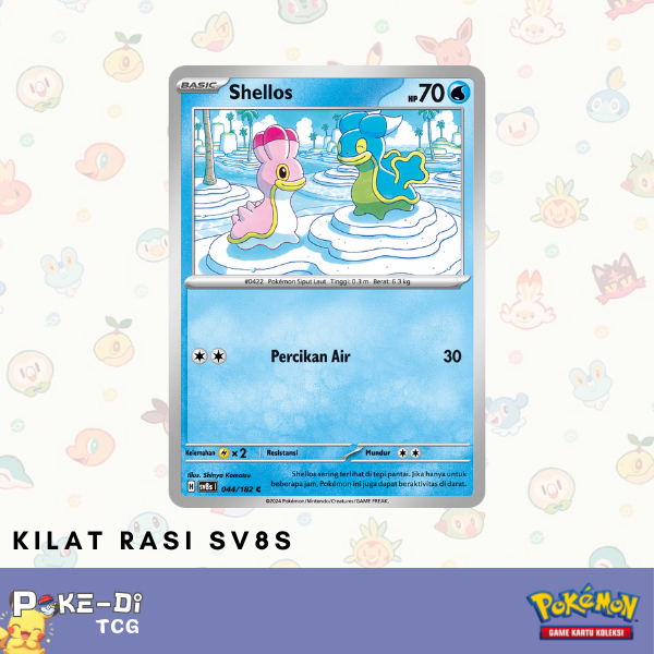Shellos sv8s | 044/182 C - Pokemon TCG Indonesia