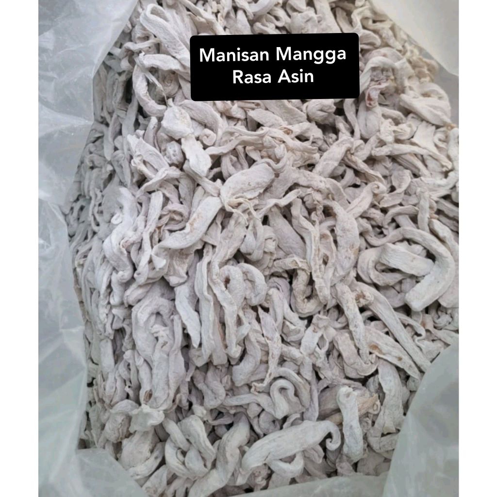 Manisan Mangga iris / Manisan Buah Mangga Kering Rasa Asin Asam