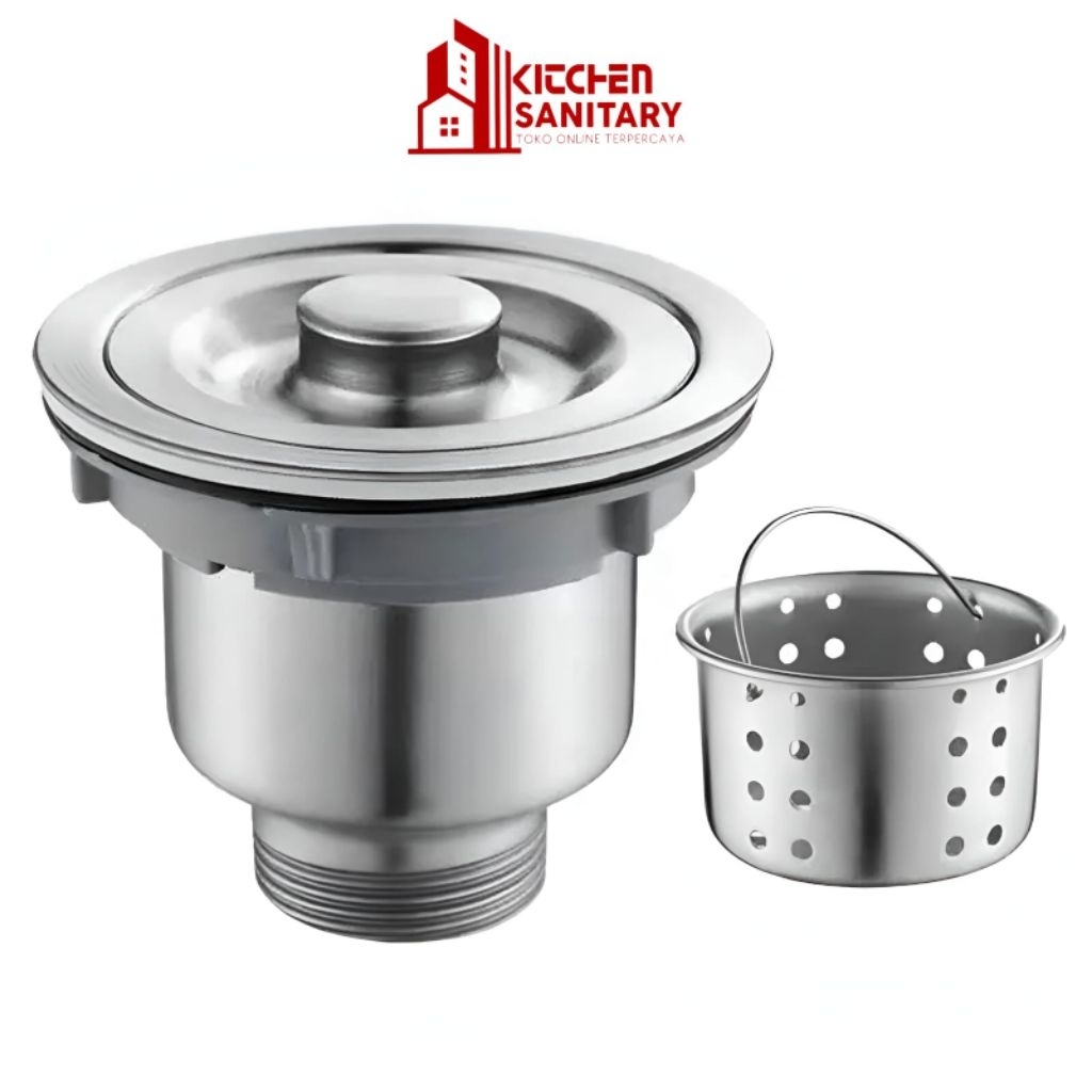 Afur Sink Full Stainless SUS 304 / Afur BCP / Saringan Kitchen Sink