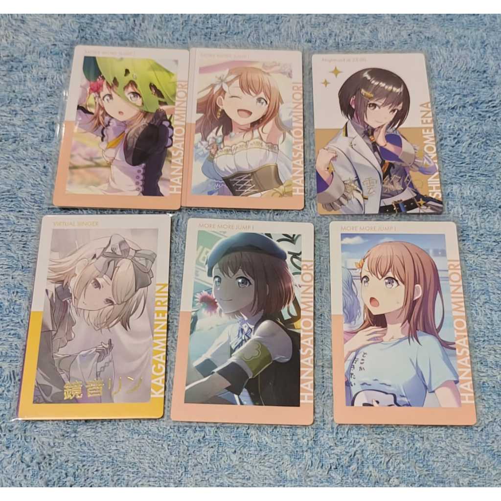 [BUNDLE cek slide 2] Project Sekai Proseka epick Ena foil CF1 Rin foil Minori An Kaito weiss